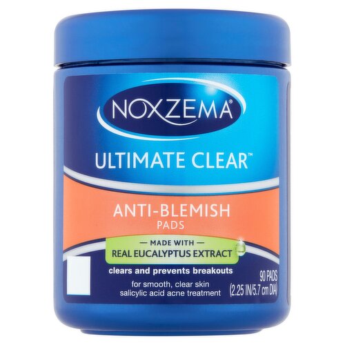 Noxzema Ultimate Clear Anti-Blemish Pads, 90 count