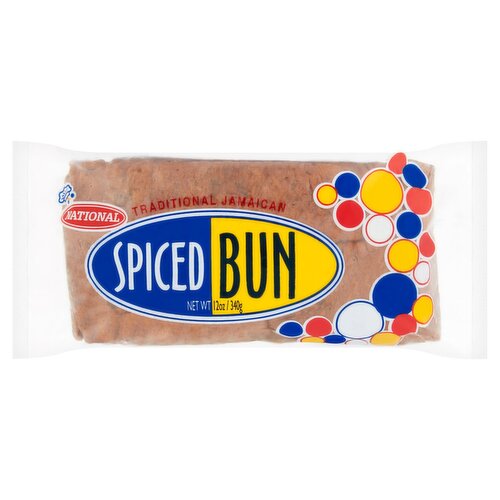 National Traditional Jamaican Spiced Bun, 12 oz