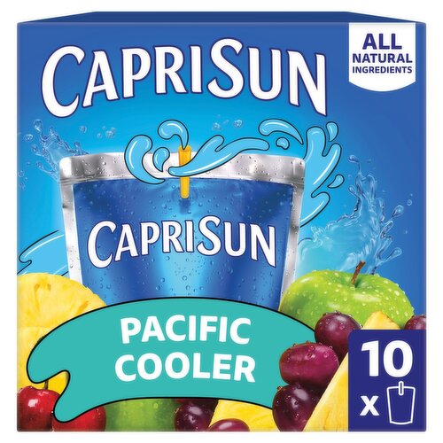 Capri Sun Pacific Cooler Mixed Fruit Flavored Juice Drink Blend, 6 fl oz, 10 count