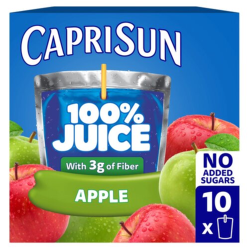 Capri Sun Paw Patrol Apple 100% Juice, 6 fl oz, 10 count