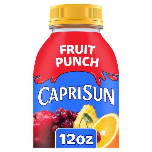 Capri Sun Fruit Punch Flavored Juice Drink Blend, 12 fl oz