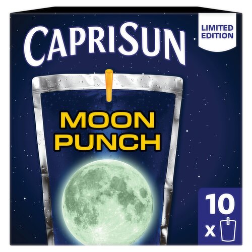 Capri Sun Moon Punch Presents Juice Drink Blend Limited Edition, 6 fl oz, 10 count
