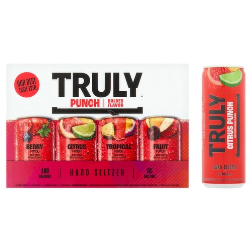 Truly Punch Bolder Flavor Hard Seltzer, 12 fl oz, 12 count