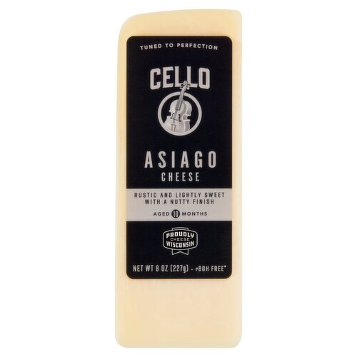 Cello Asiago Cheese, 8 oz