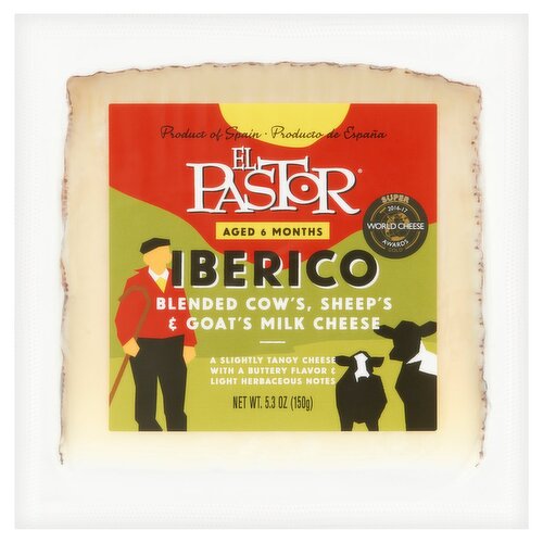 El Pastor Iberico Blended Cow's, Sheep's & Goat's Milk Cheese, 5.3 oz