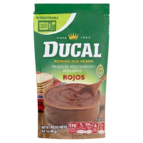 Ducal Refried Red Beans, 14.1 oz