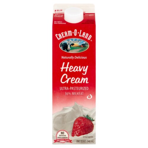 Cream-O-Land Heavy Cream, 1 quart