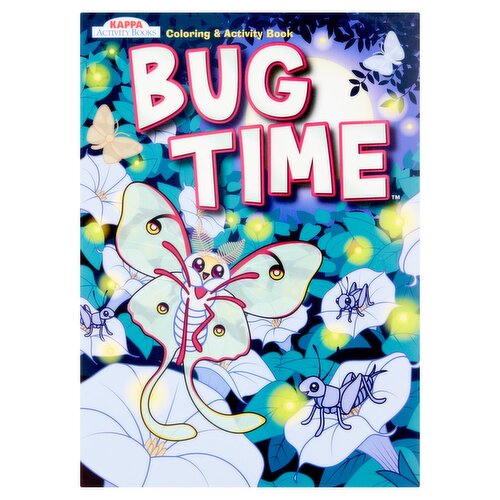 Kappa Activity Books Bug Time Coloring & Activity Book