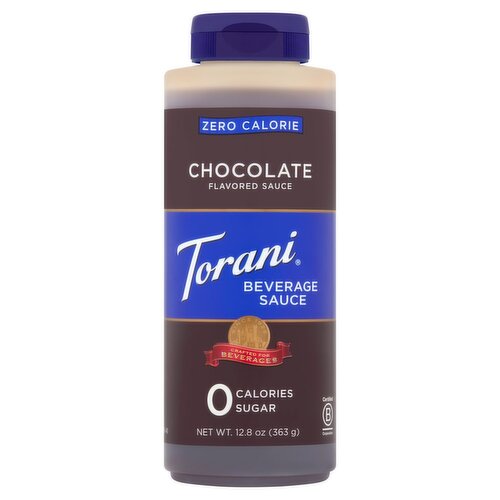 Torani Zero Calorie Chocolate Flavored Beverage Sauce, 12.8 oz