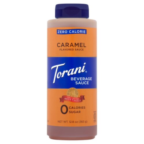 Torani Zero Calorie Caramel Flavored Beverage Sauce, 12.8 oz