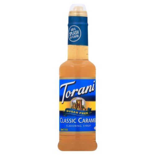 Torani Sugar Free Classic Caramel Flavoring Syrup, 12.7 fl oz