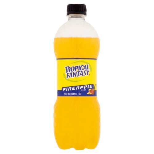Tropical Fantasy Pineapple Soda, 20 fl oz