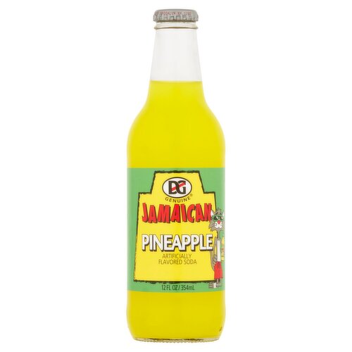 D&G Genuine Jamaican Pineapple Soda, 354 ml