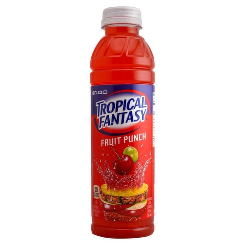 Tropical Fantasy Fruit Punch Premium Juice Cocktail, 20 fl oz