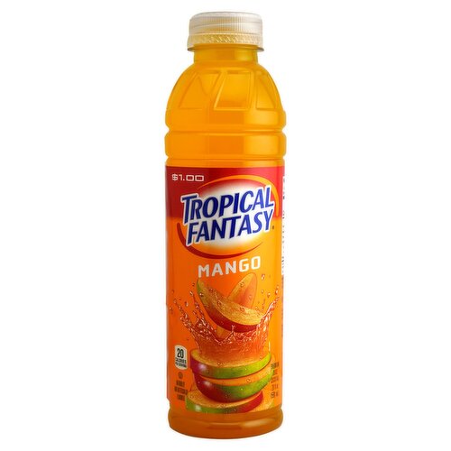 Tropical Fantasy Mango Premium Juice Cocktail, 20 fl oz