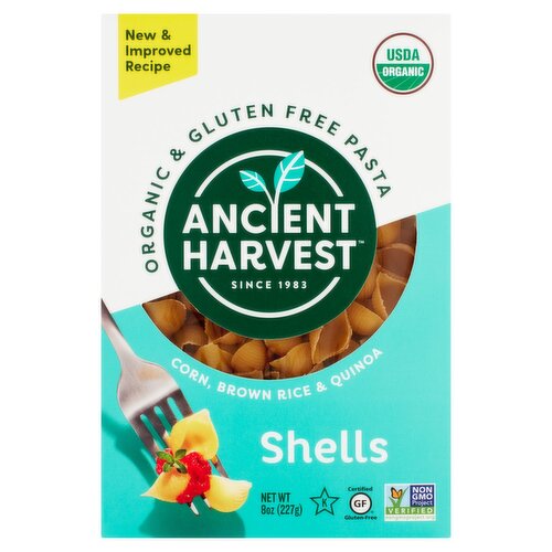 Ancient Harvest Shells Organic & Gluten Free Pasta, 8 oz