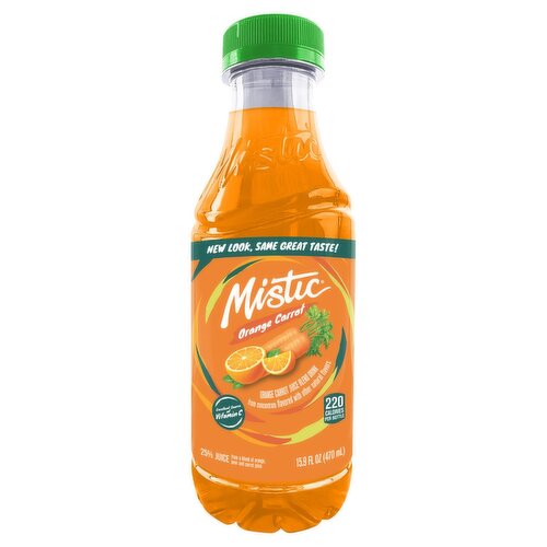 Mistic Orange Carrot Juice Blend Drink, 15.9 fl oz