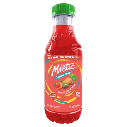 Mistic Tropical Carrot Flavored Juice Blend Drink, 15.9 fl oz