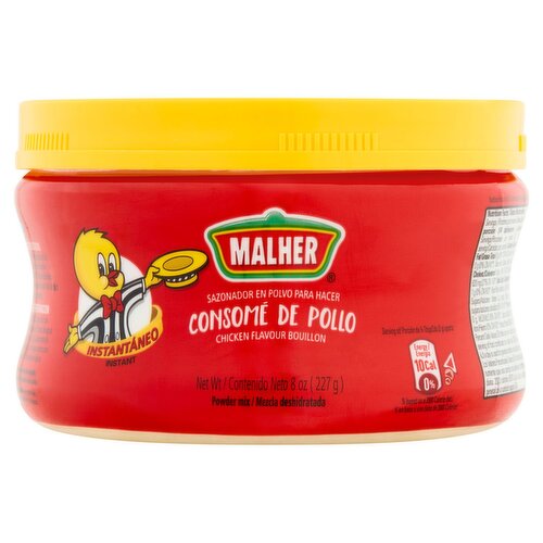 Malher Instant Powder Mix Chicken Flavour Bouillon, 8 oz