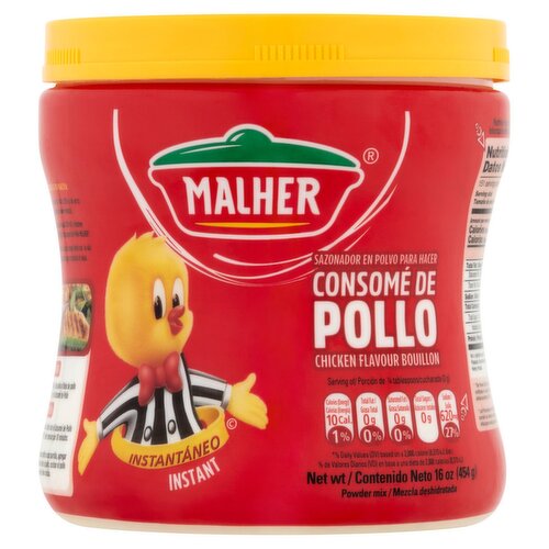 Malher Instant Chicken Flavour Bouillon Powder Mix, 16 oz