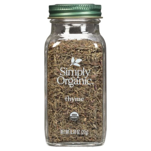 Simply Organic Thyme, 0.78 oz