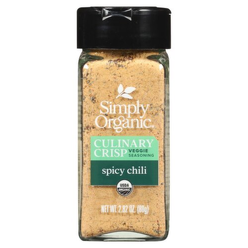 Simply Organic Spicy Chili Culinary Crisp Veggie Seasoning, 2.82 oz