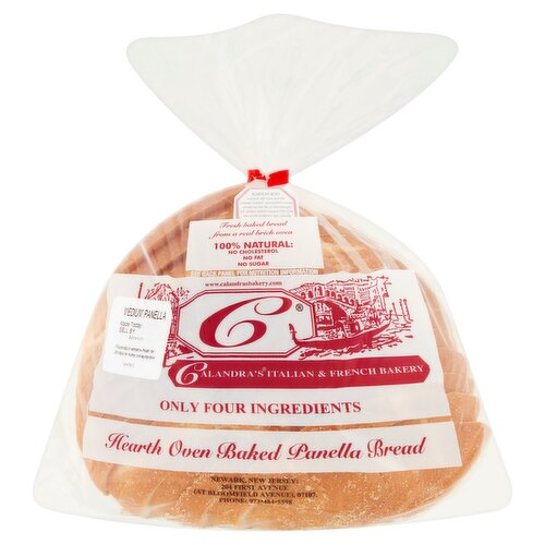 Calandra's Italian & French Bakery Hearth Oven Baked Medium Panella Bread, 1 lb 5 oz