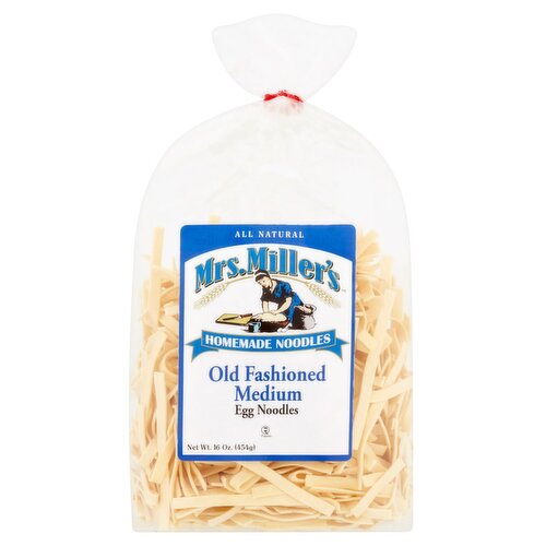 Mrs. Miller's Homemade Noodles Old Fashioned Medium Egg Noodles, 16 oz