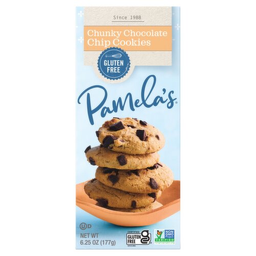 Pamela's Gluten Free Chunky Chocolate Chip Cookies, 6.25 oz