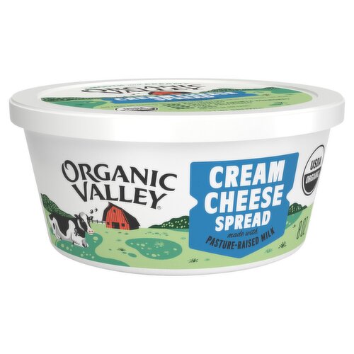 Organic Valley Cream Cheese Spread, 8 oz