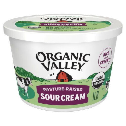 Organic Valley Sour Cream, 1 lb