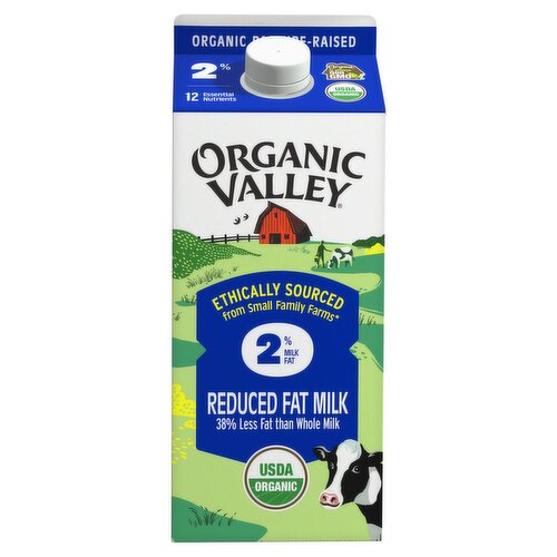 Organic Valley 2% Reduced Fat Milk, half gallon