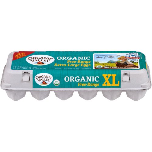 Organic Valley Organic Extra-Large Brown Eggs, 27 oz