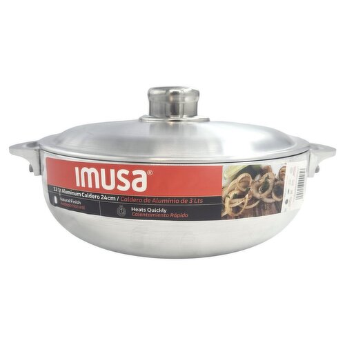 Imusa 24cm 3.2 Qt Aluminum Caldero