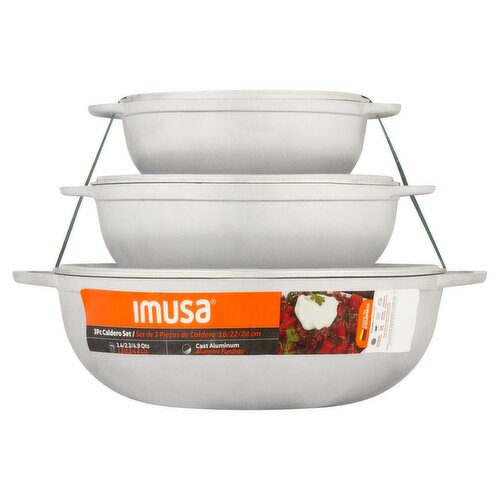 Imusa Caldero Set, 3 count