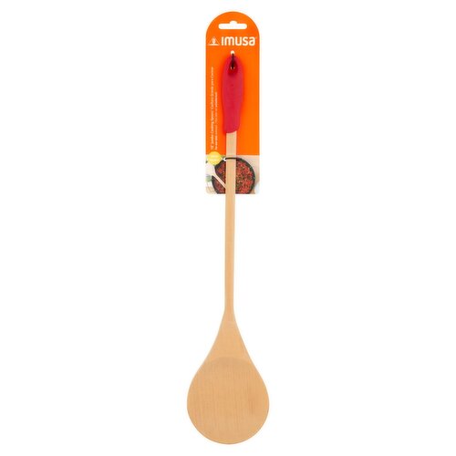 Imusa 18” Wood Jumbo Cooking Spoon