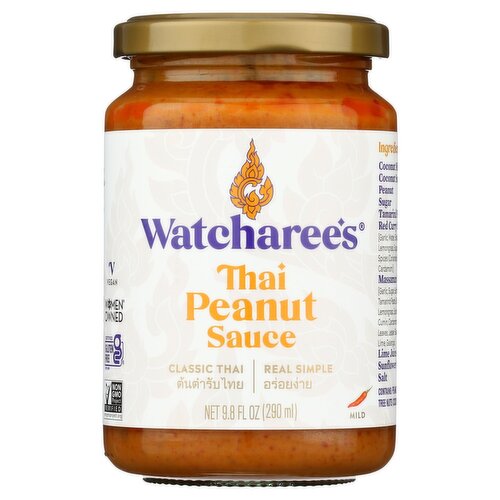 Watcharee's Thai Peanut Sauce, 9.8 fl oz