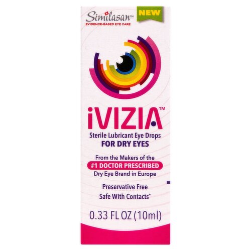 Similasan Ivizia Sterile Lubricant Eye Drops, 0.33 fl oz