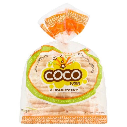 Coco Lite Original Multigrain Pop Cakes, 2.47 oz