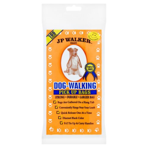 JP Walker Dog-Walking Pick Up Bags, 100 count