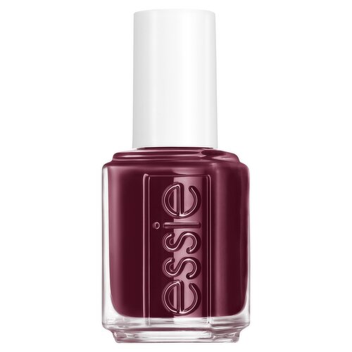 Essie Salon-Quality 8-Free Vegan, Deep Plum, Bahama Mama, Nail Polish, 0.46 fl oz