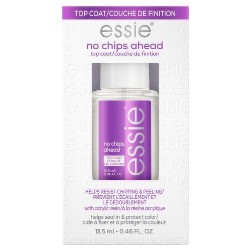 Essie No Chips Ahead Top Coat, 0.46 fl oz