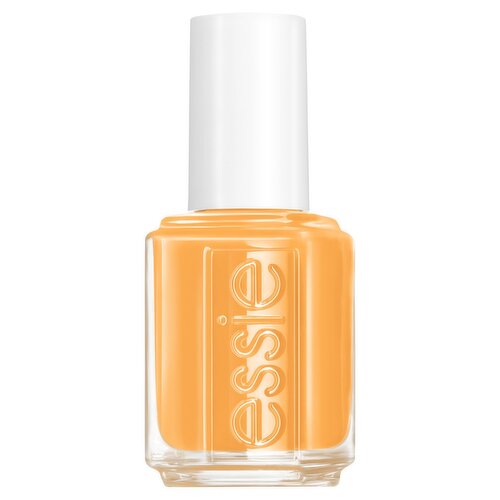 Essie Salon-Quality, 8-Free Vegan, Bright Yellow, Check Your Baggage Nail Polish, 0.46 fl oz