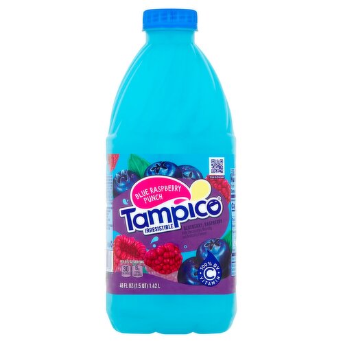 Tampico Irresistible Blue Raspberry Punch, 48 fl oz