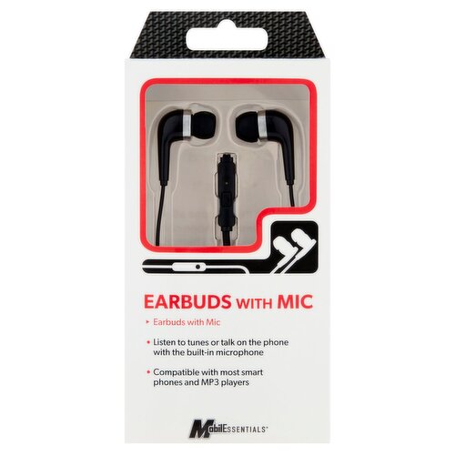 MobilEssentials Earbuds with Mic