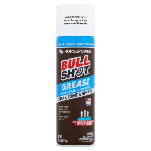 Horsepower Bull Shot Grease & Grime Emulsifier, 1 lb 2 oz