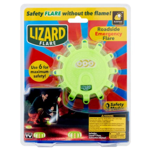 BulbHead Lizard Roadside Emergency Flare