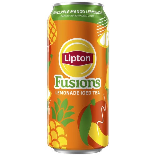 Lipton Fusions Iced Tea Pineapple Mango Lemonade 16 Fl Oz