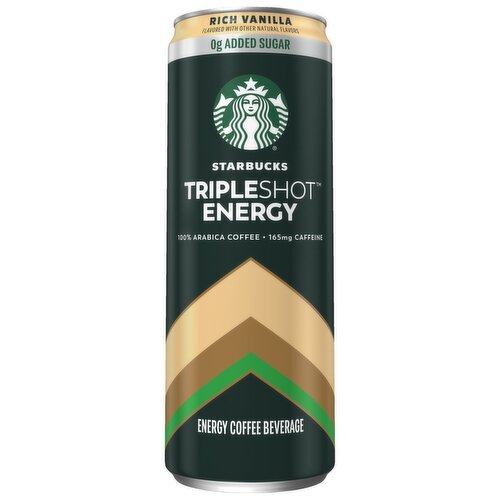 Starbucks Tripleshot Energy Coffee Beverage Rich Vanilla 11 Fl Oz