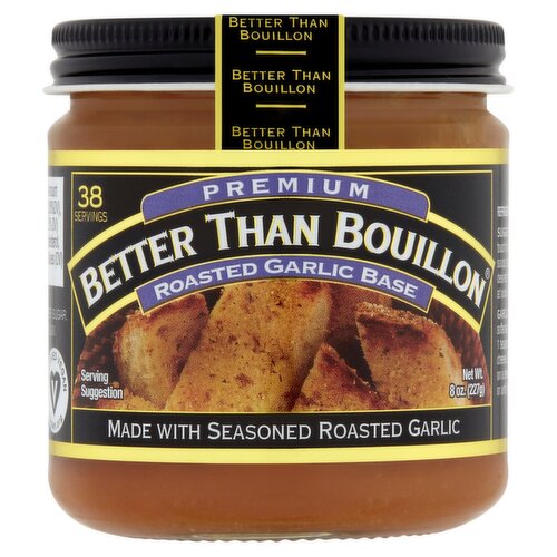 Better Than Bouillon Premium Roasted Garlic Base, 8 oz